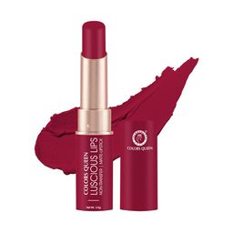 Colors Queen Luscious Lips Non Transfer Matte Lipstick 3.5g - Red Label 10-25