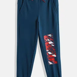 Puma Boys Regular Fit Graphic Brand Logo Print Youth Regular Fit Mid-Rise Joggers-picture-22
