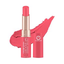 Colors Queen Luscious Lips Non Transfer Matte Lipstick 3.5g - Rosy Sunday 03-24