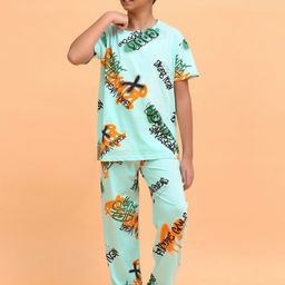 Ninos Dreams Boys Printed Night suit-image-55