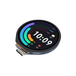 Waveshare RP2040 Microcontroller Development Board, with 1.28inch Round Touch LCD, Compact size, Accelerometer And Gyroscope Sensor image 1
