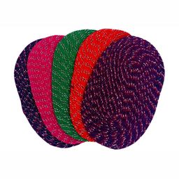 Supreme Home Collective Blue & Green 5Pcs Cotton Doormats Softness & Comfort-image-5