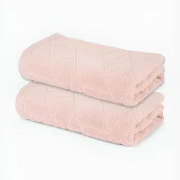 Jockey Pink 2 Pieces Terry Cotton Anti-Bacterial  Ultrasoft and Durable 500 GSM Hand Towel-image-70