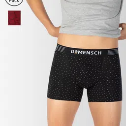 DAMENSCH Men Pack Of 2 Deo-Cotton Deodorizing Trunks DAM-CTP-T-SPB-SNR-7