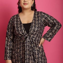 theRebelinme Women Printed Tie-Up Shrug-picture-35