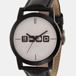 WM Men Off-White Analogue Watch PUBG-010-11
