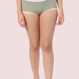 INTIMATE QUEEN Mid-Rise Anti Bacterial Boy Shorts Briefs-image-17