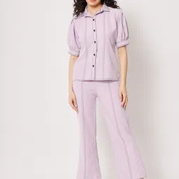 BCZ STYLE Striped Shirt WIth Trousers-image-24