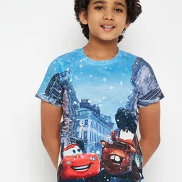 Disney by Wear Your Mind Boys Multicoloured Printed T-shirt-image-28