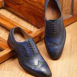 LOUIS STITCH Men Perforated Leather Formal Borgues-picture-58