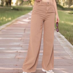 DressBerry Women Urban Cool High-Rise Wide Leg Jeans-image-46