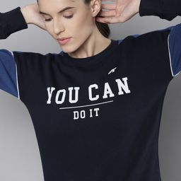 Alcis Women Black Printed Sweatshirt-image-25