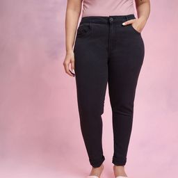 DressBerry Curve Plus Size Women Skinny Fit Stretchable Jeans-image-61