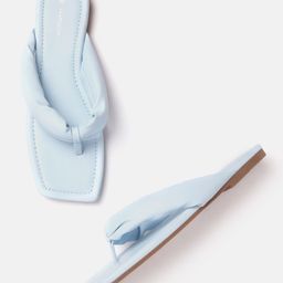 Van Heusen Woman Blue Solid Open Toe Flats-94