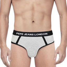 Pepe Jeans Men Grey Solid Briefs 8904311303312-picture-44