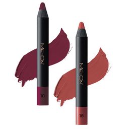 ME-ON Photoface 2-Pcs Long Lasting Lip Crayon - 3.6g Each - Shade 10-16-11