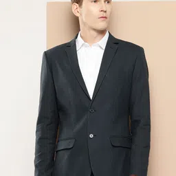 INVICTUS Single-Breasted Solid Slim Fit Semiformal Blazer-picture-23
