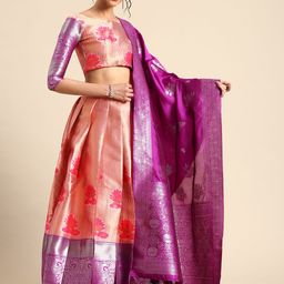 Fabcartz Semi-Stitched Lehenga & Unstitched Blouse With Dupatta-picture-20