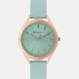 Mast & Harbour Unisex Brass Dial & Leather Straps Analogue Watch-10