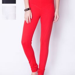 Dollar Missy Pack of 3 Churidar Leggings-image-91
