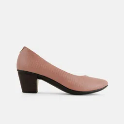 Rubeezz Textured Block Mules image 2