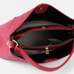 all about you Geometric Textured Structured Handheld Bag image 4