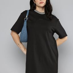Levis Solid T-shirt Mini Dress-image-43