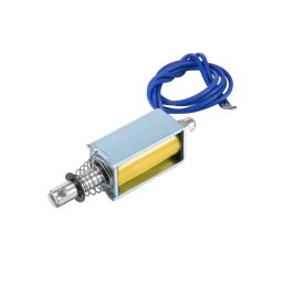 JF-0630B Solenoid DC 24V 0.3A 6N Pull Push Type Open Frame Solenoid Electromagnet - AB100/RS4777JF-0630B Solenoid DC 24V 0.3A 6N Pull Push Type Open Frame Solenoid Electromagnet - AB100/RS4777 image 1