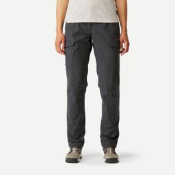 Women Trekking Cargo Trousers 100 Grey-image-49