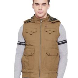 Duke Brown Regular Fit Jacket-image-65
