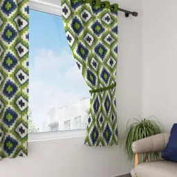 Swayam Premium Lining Eyelet Window Curtain - Single Piece (5 Ft)-29