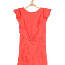 Peppermint Kids Orange Flared Fit Jumpsuits-image-44