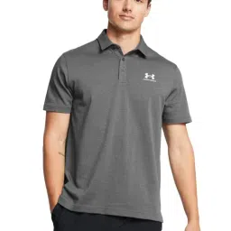 Under Armour Grey Regular Fit Sports Polo-picture-2
