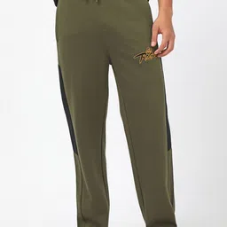 Bewakoof Men Color-Blocked Oversized Wide Leg Track Pants-image-66