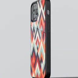 macmerise Geometric Printed iPhone 13 Pro Max Back Case Mobile Accessories-10