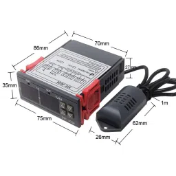 STC-3028 Digital Temperature Humidity Controller 110-220V image 4