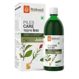 Krishna's Herbal & Ayurveda Piles Care Juice With 10 Herbs To Help Control Bleeding - 1L-52