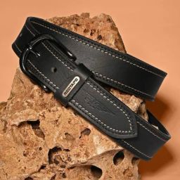 Red Tape Men's Black Casual Leather Belt-image-33