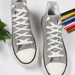 MOZAFIA Women Canvas Lace-up Casual High Top Sneakers-image-87