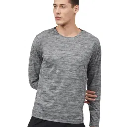 Chkokko Dark Grey Regular Fit Sports T-Shirt-picture-14