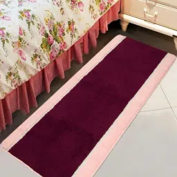 Saral Home Pink Microfibre Runner - Set of 1-image-114