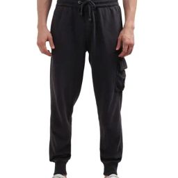 Calvin Klein Black Cotton Regular Fit Joggers-image-55