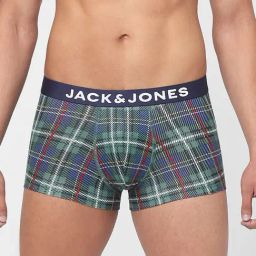 Jack & Jones Green Checks Trunks-image-39