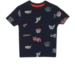 U.S. Polo Assn. Kids Navy Printed T-Shirt-picture-23