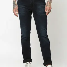 Spykar Blue Cotton Regular Fit Jeans-picture-27