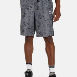 Puma Black Regular Fit Printed Shorts-picture-28