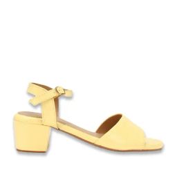 Allen Solly Women's Yellow Ankle Strap Sandals-92