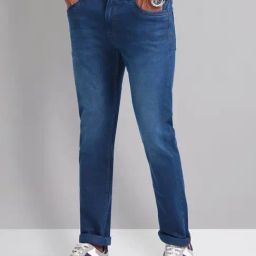Ad By Arvind Blue Cotton Skinny FitJeans-image-61