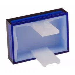 RS PRO Blue Rectangular Push Button Lens for Use with SD16 Series, 7452578 image 3