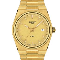 TISSOT Men Champagne Stainless Steel Bracelet Style Straps Analogue Watch T1374103302100-34